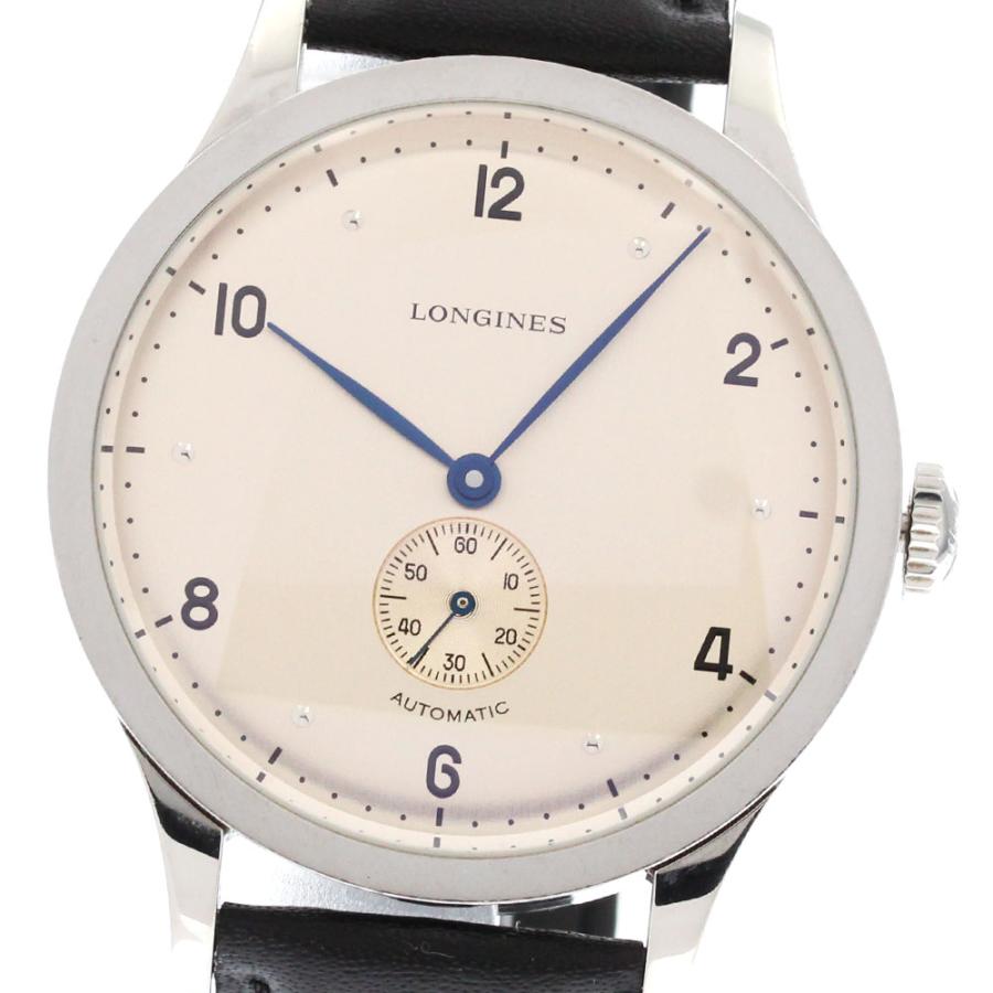 ロンジン LONGINES L2.813.4 ヘリテージ 1945 スモールセコンド 自動巻き メンズ 箱・保証書付き_881032【ev15】 LONGINES（ロンジン） LONGINES L2.813.4 ヘリテージ 1945 スモール