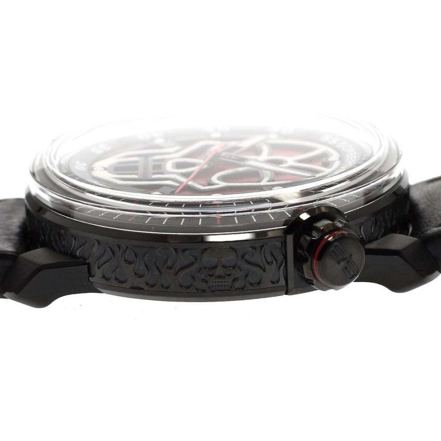 ボンバーグ BOMBERG CT43APBA.23-1.11 BB-01 スカル デイト 自動巻き メンズ 未使用品 箱・保証書付き_881442の画像