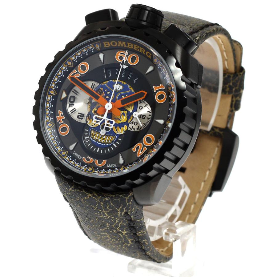 ボンバーグ BOMBERG BS45CHPBA.051.3 BOLT-68 ブルースカル クロノグラフ デイト クォーツ メンズ 未使用品 箱・保証書付き_881515の画像