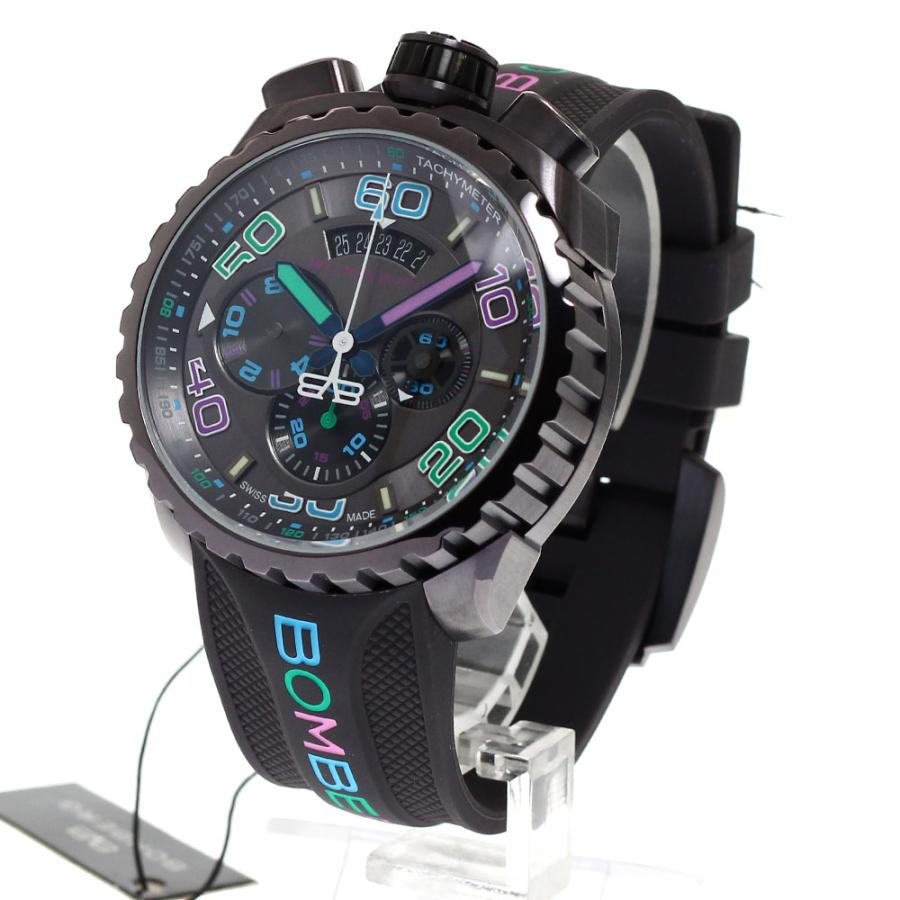 ボンバーグ BOMBERG BS45CHPBR.049-3.3 BOLT-68 クロマII デイト クォーツ メンズ 未使用品 箱・保証書付き_881533の画像