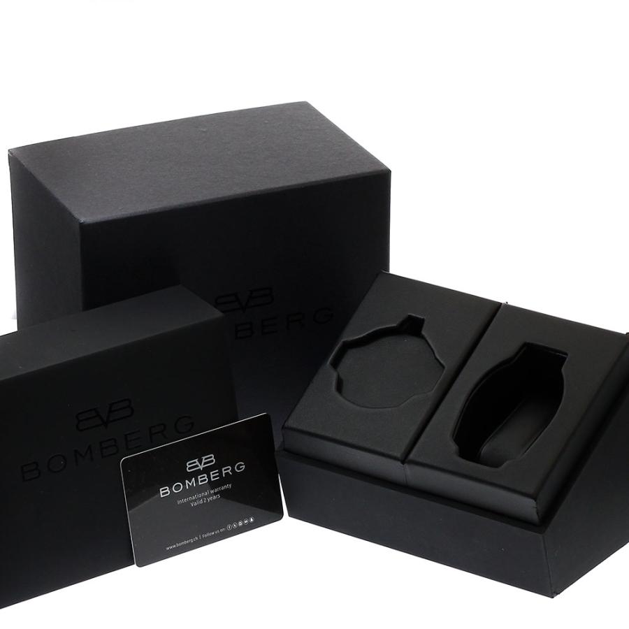 ボンバーグ BOMBERG BS45CHPBLGM.050-3.3 BOLT-68 ガン＆スカイブルー クロノグラフ クォーツ メンズ 未使用品 箱・保証書付き_881538【ev20】の画像