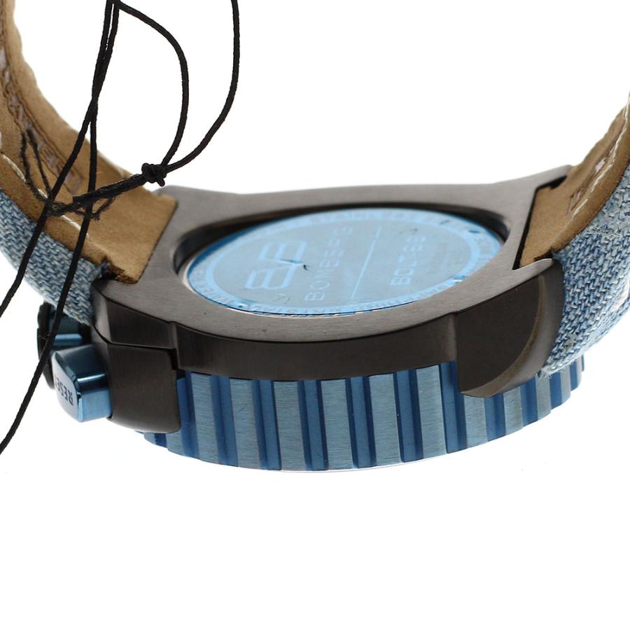 ボンバーグ BOMBERG BS45CHPBLGM.050-3.3 BOLT-68 ガン＆スカイブルー クロノグラフ クォーツ メンズ 未使用品 箱・保証書付き_881538【ev20】の画像