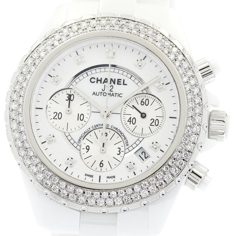 CHANEL（シャネル） CHANEL H2009 J12 白セラミック アフターダイヤ