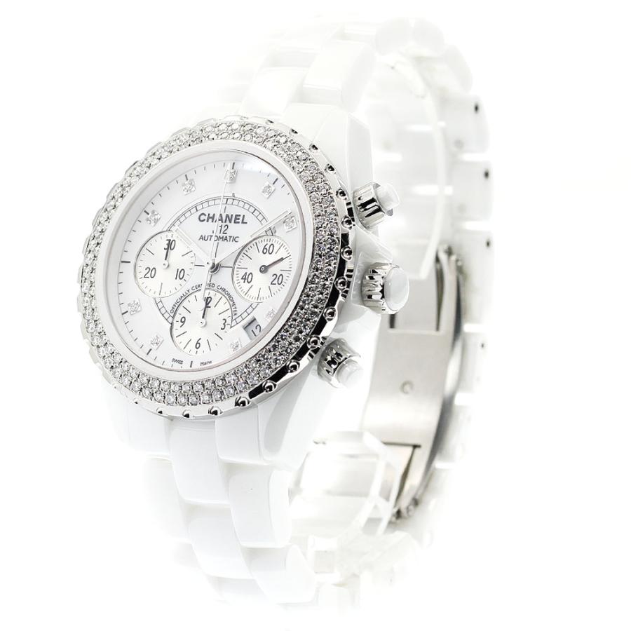 CHANEL（シャネル） CHANEL H2009 J12 白セラミック アフターダイヤ