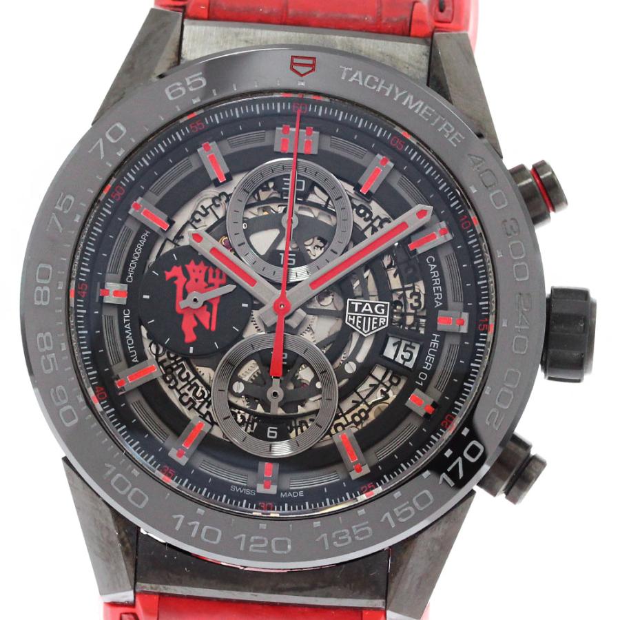 タグホイヤー TAG HEUER CAR2A1J カレラ キャリバーホイヤー01 マンチェスター・ユナイテッド 自動巻き メンズ 箱・保証書付き_882455 TAG HEUER（タグ・ホイヤー） TAG HEUER CAR2A1J カレラ キャリバー