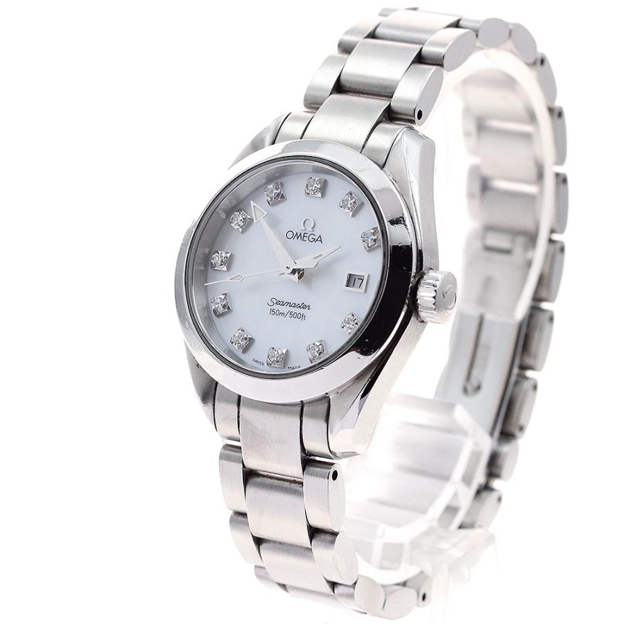 OMEGA オメガ 2577.75 シーマスター アクアテラ 11Pダイヤ クォーツ  