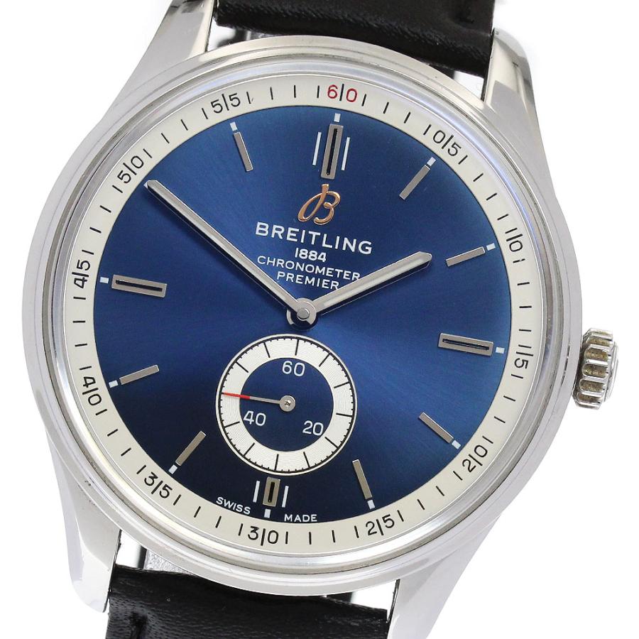 ブライトリング BREITLING A37340 プレミエ オートマティック40 スモールセコンド 自動巻き メンズ 極美品 内箱・保証書付き_961781 ブライトリング（BREITLING） BREITLING A37340 プレミエ