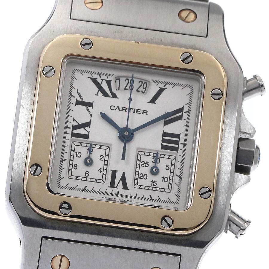 Cartier（カルティエ） CARTIER W20042C4 サントスガルベ LM クロノリ
