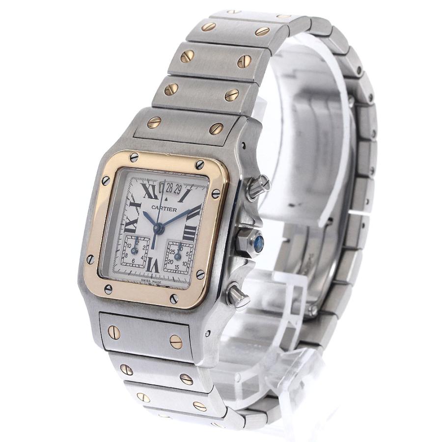 Cartier（カルティエ） CARTIER W20042C4 サントスガルベ LM クロノリ