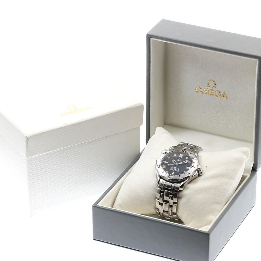 OMEGA（オメガ） ベルト訳あり OMEGA 2552.80 シーマスター ダイバー 300M デイト 自動巻き ボーイズ 箱付き ...