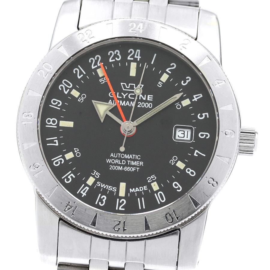 GLYCINE（グリシン） GLYCINE 3764 エアマン2000 GMT デイト 自動巻き