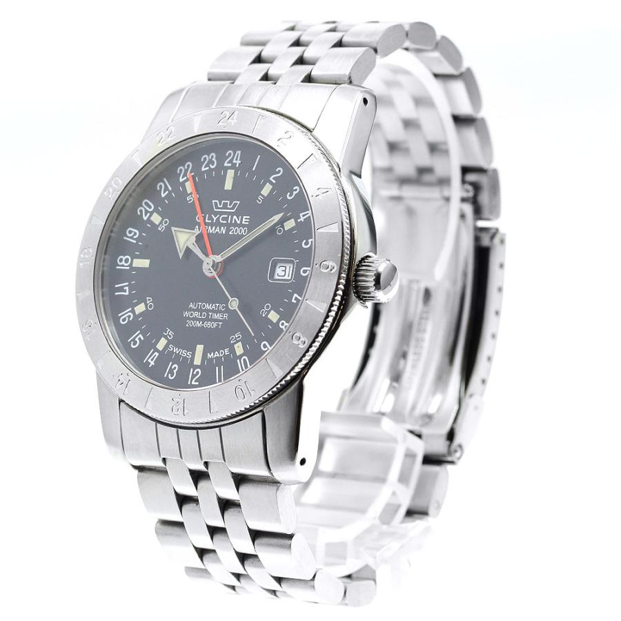 グリシン GLYCINE 3764 エアマン2000 GMT デイト 自動巻き メンズ _883228 GLYCINE（グリシン） GLYCINE 3764 エアマン2000 GMT デイト 自動巻き