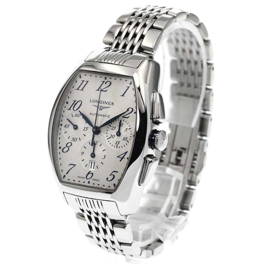 LONGINES エヴィデンツァ　SS×SS シルバー　自動巻き　メンズ LONGINES（ロンジン） LONGINES L2.156.4 エヴィデンツァ クロノグラフ
