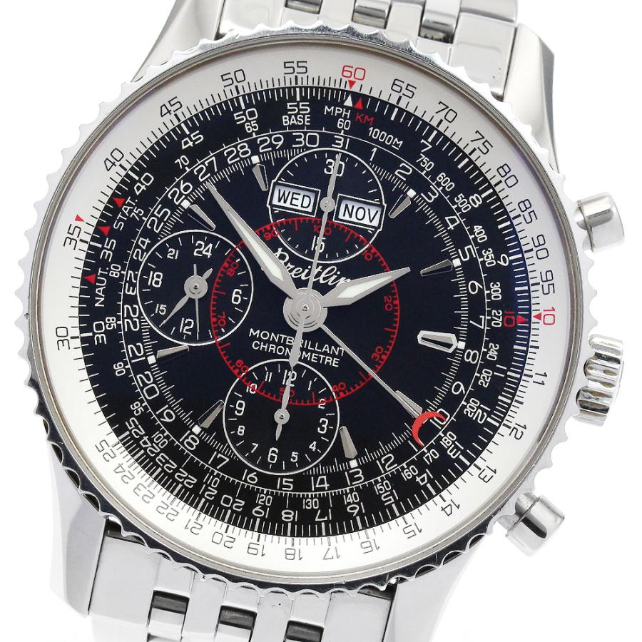 ブライトリング BREITLING A21330 モンブリラン ダトラ トリプルカレンダー クロノグラフ 自動巻き メンズ 良品 箱・保証書付き_871805 ブライトリング（BREITLING） BREITLING A21330 モンブリラン ダトラ