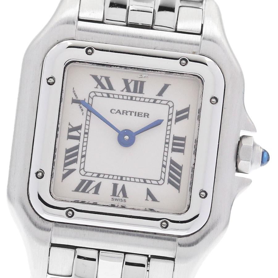 カルティエ CARTIER W25033P5 パンテールSM クォーツ レディース _868370【ev10】 Cartier - カルティエ CARTIER W25033P5 パンテールSM クォーツ