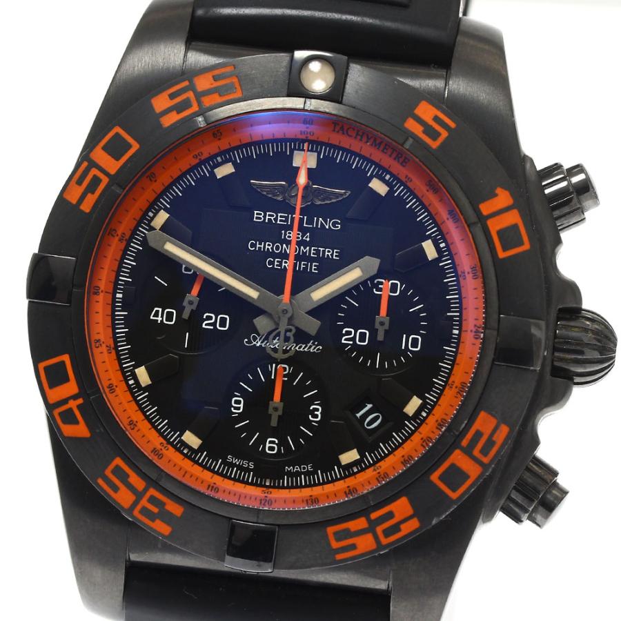 ブライトリング BREITLING MB0111 クロノマット44 レイブン クロノグラフ デイト 自動巻き メンズ 美品 _889685 ブライトリング（BREITLING） BREITLING MB0111 クロノマット44
