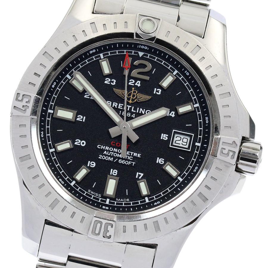 ブライトリング BREITLING A17313 コルト デイト クロノメーター 自動巻き メンズ _945458 ブライトリング（BREITLING） BREITLING A17313 コルト デイト クロノ