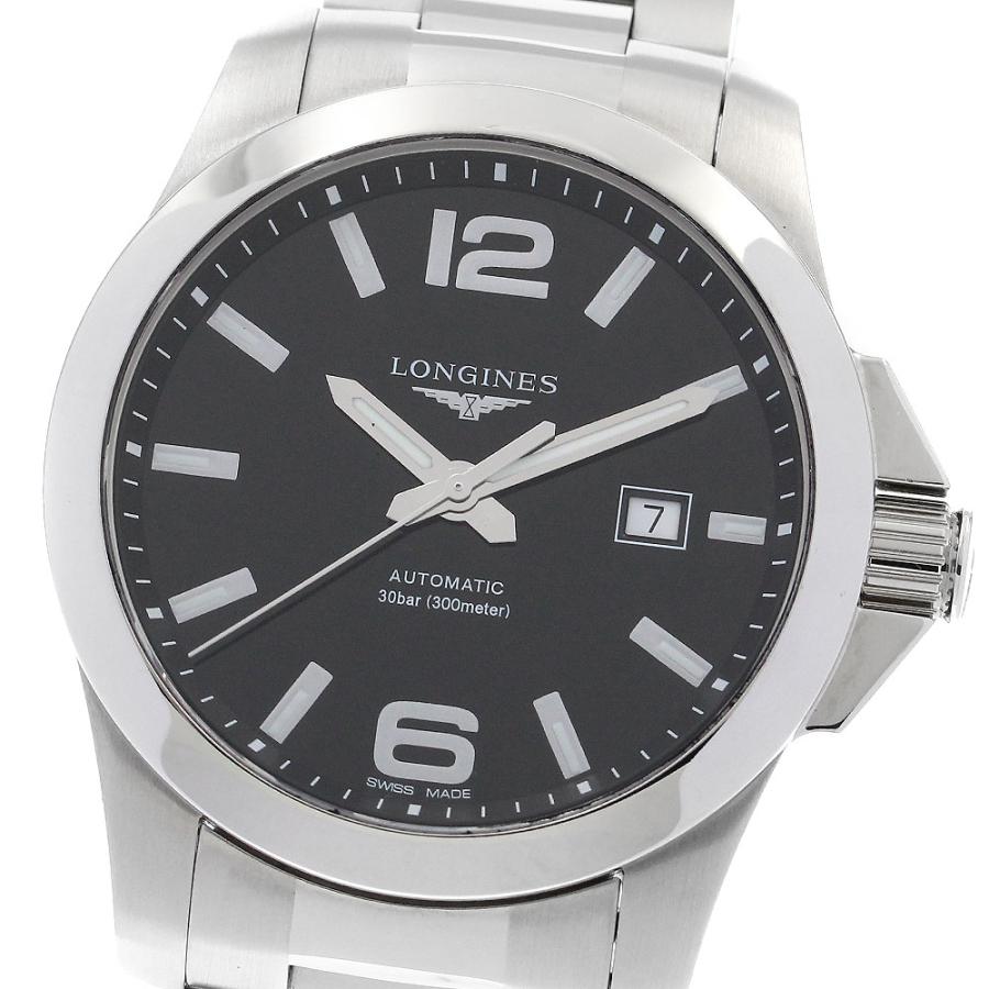 LONGINES ロンジン L3.778.4 コンクエスト デイト 自動巻き メンズ 美 