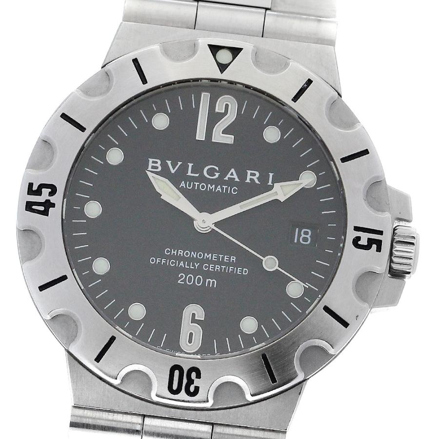 BVLGARI ディアゴノ　スクーバ　SD38S 自動巻き　メンズ　デイト BVLGARI（ブルガリ） BVLGARI SD38S ディアゴノ スクーバ デイト 自動