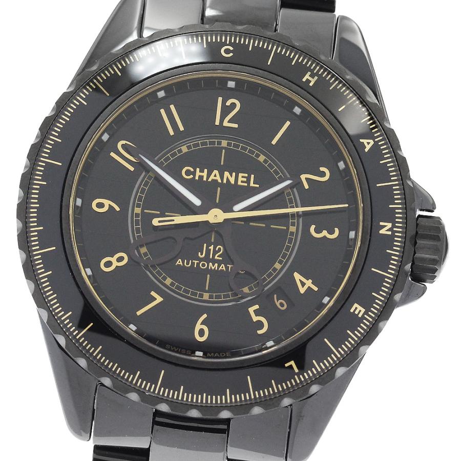  CHANEL（シャネル） CHANEL H9762 J12 クチュール 38MM 黒セラミック 自動巻き メンズ 極美品 箱・保証書付き 