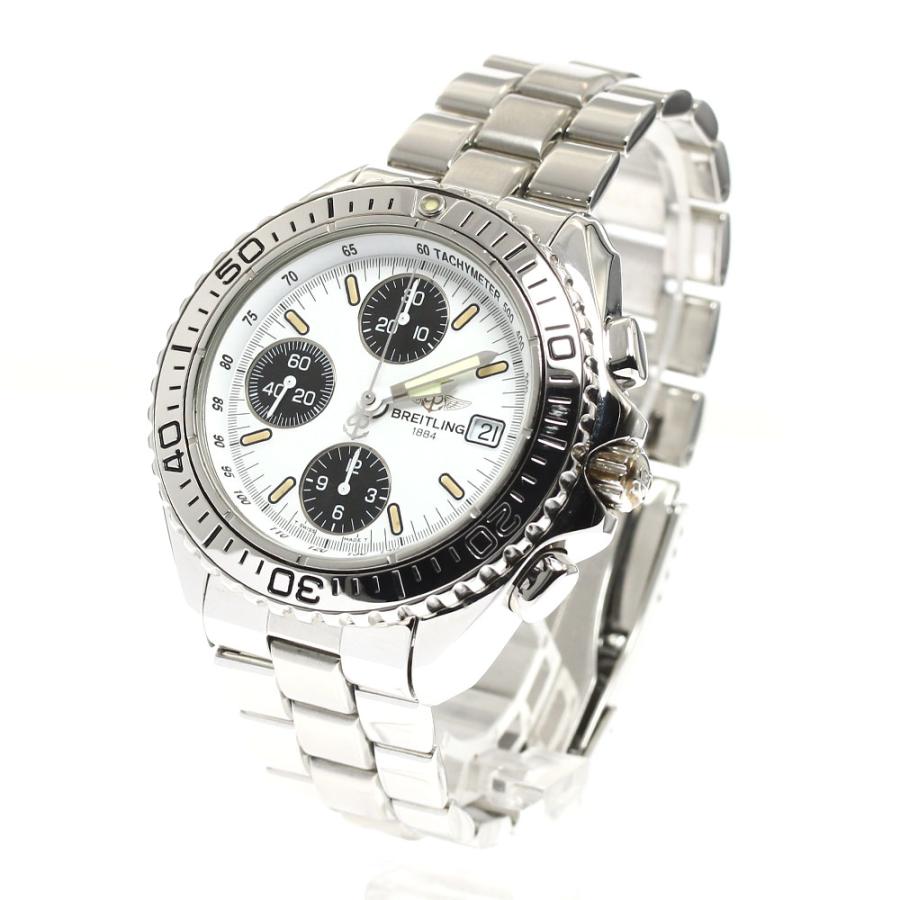 訳あり ブライトリング BREITLING A13051 クロノシャーク デイト 自動巻き メンズ _886231の画像