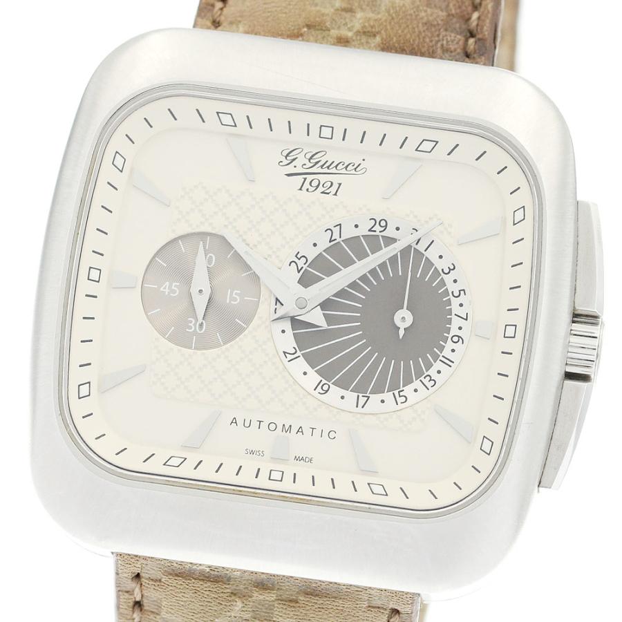 【極美品】GUCCI グッチ 131.3クーペ　ビッグデイト スモールセコンド GUCCI（グッチ） GUCCI 131.3/YA131307 クーペ ブランド誕生90周年記念