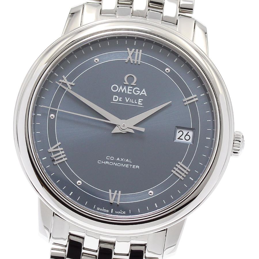 オメガ OMEGA 424.10.37.20.03.002 デビル プレステージ コーアクシャル デイト 自動巻き メンズ 美品 保証書付き_939032 OMEGA（オメガ） OMEGA 424.10.37.20.03.002 デビル プレステージ