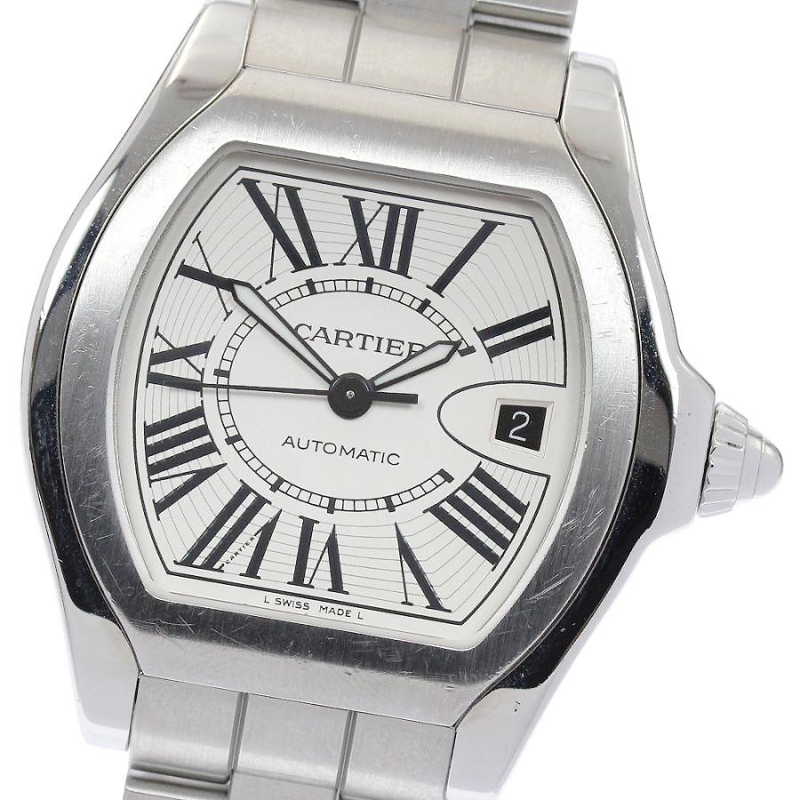 カルティエ CARTIER W6206017 ロードスター LM デイト 自動巻き メンズ 保証書付き_887012 Cartier（カルティエ） CARTIER W6206017 ロードスター LM デイト 自動