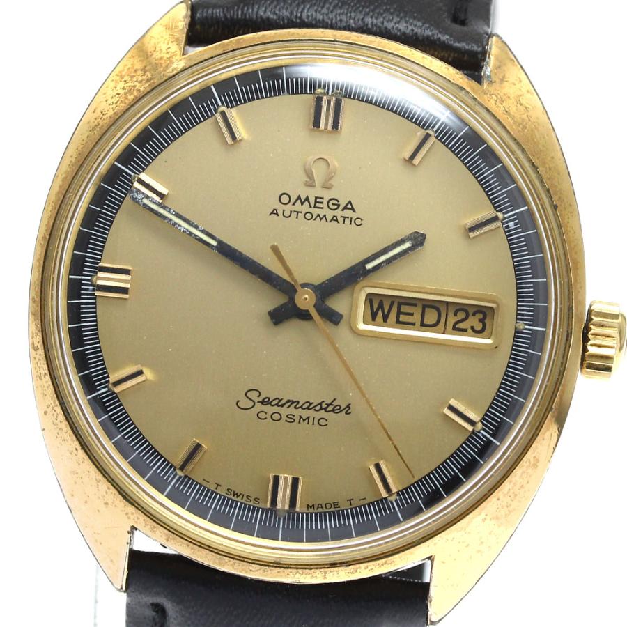 omega オメガ Seamaster Cosmic 腕時計 自動巻き OMEGA】1970 オメガ シーマスターコスミック バニラエイジング