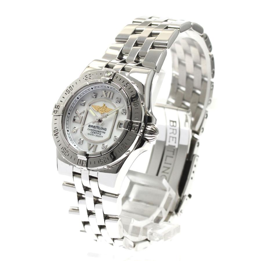ブライトリング BREITLING スターライナー A71340 ベゼルダイヤ レディース 腕時計 デイト8P ダイヤ クォーツ starliner 90320138 BREITLING - ブライトリング BREITLING スターライナー A71340 ベゼル