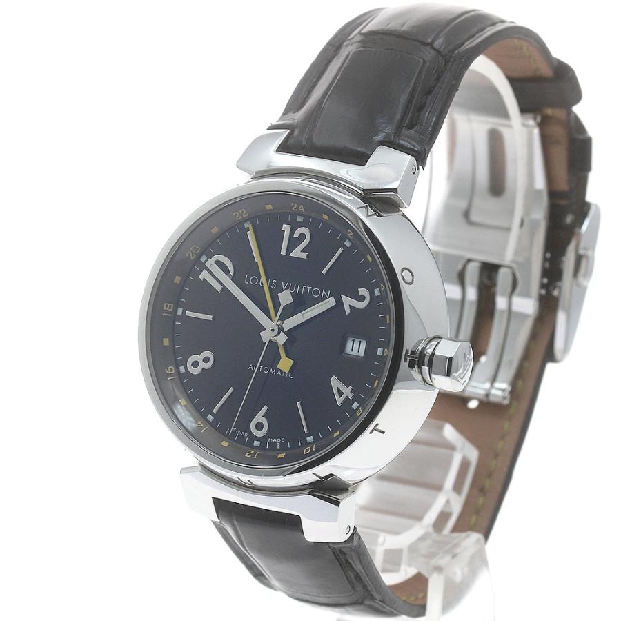 LOUIS VUITTON ルイ・ヴィトン Q1131 タンブール GMT デイト 自動巻き 