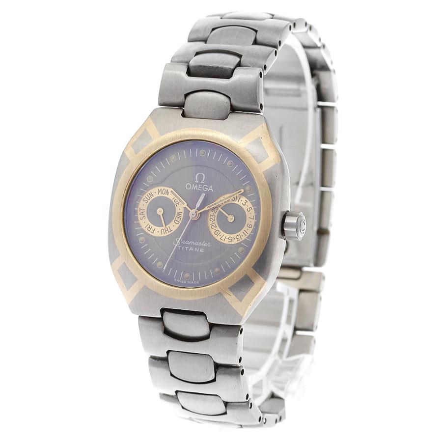 OMEGA オメガ シーマスター ポラリス デイデイト クォーツ メンズ