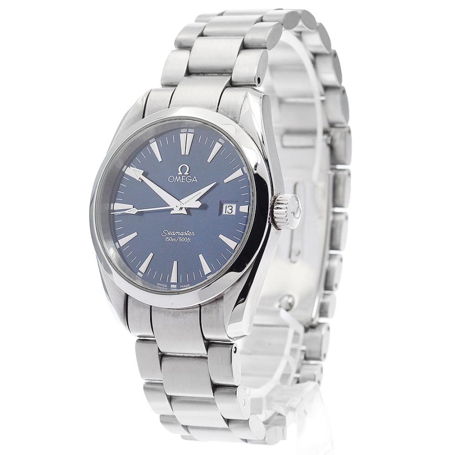 オメガ 2518.80 OMEGA Seamaster OMEGA オメガ シーマスターアクアテラ 2518.80.00 SS ブルー文字