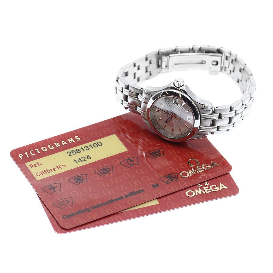 オメガ OMEGA 2581.31 シーマスター120 デイト クォーツ レディース  