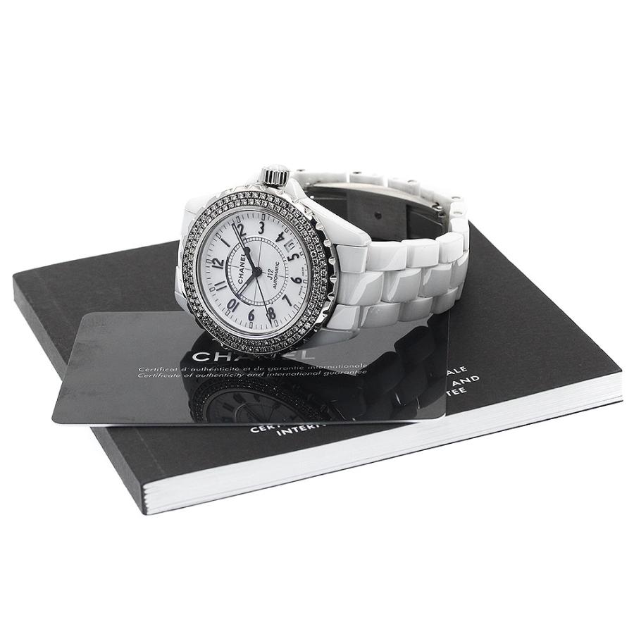 CHANEL（シャネル） CHANEL H0969 J12 ダイヤベゼル 白セラミック 自動