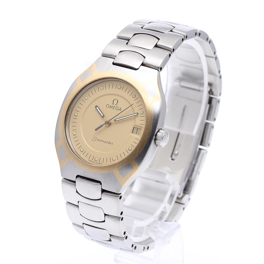 OMEGA オメガ シーマスター ポラリス デイト クォーツ メンズ _888880  