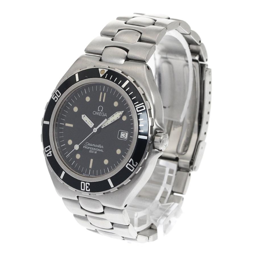 OMEGA ベルト訳あり オメガ シーマスター200 デイト クォーツ メンズ  