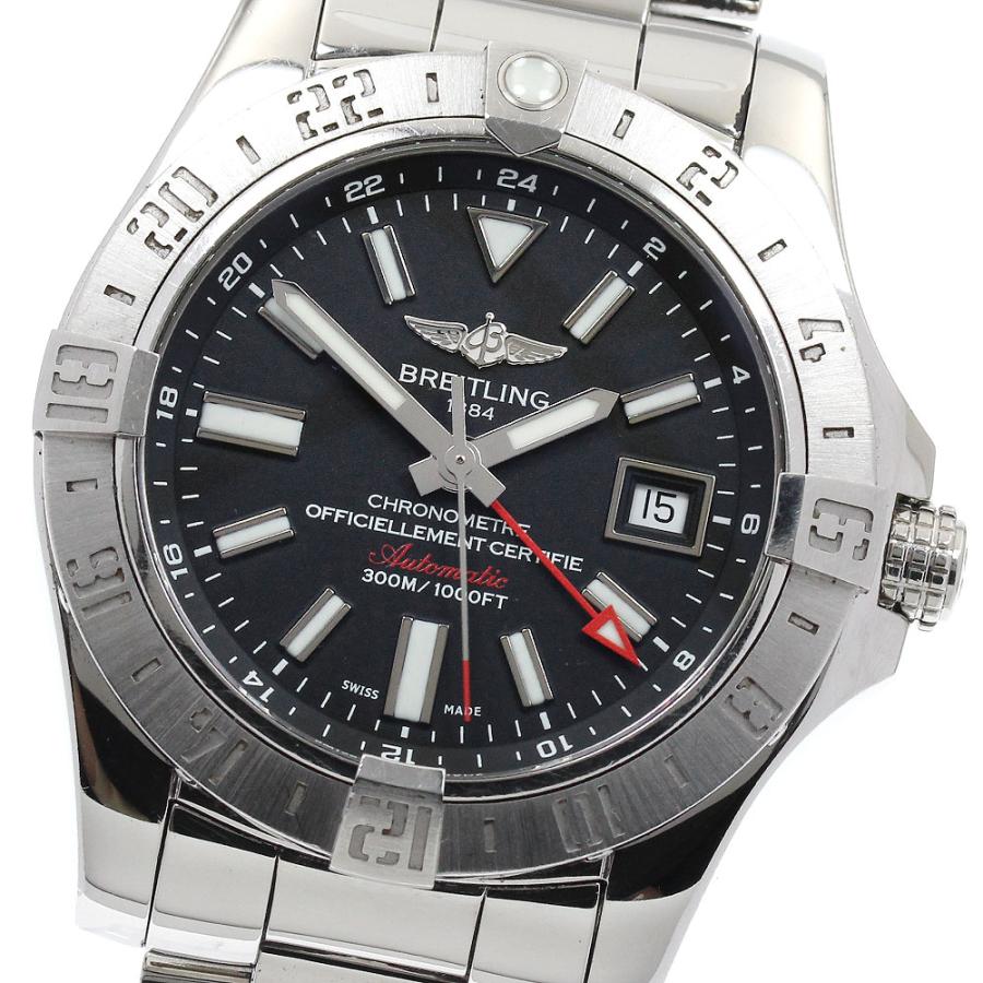 ブライトリング BREITLING A32390 アベンジャーII GMT デイト 自動巻き メンズ 保証書付き_939030 ブライトリング（BREITLING） BREITLING A32390 アベンジャーII GMT
