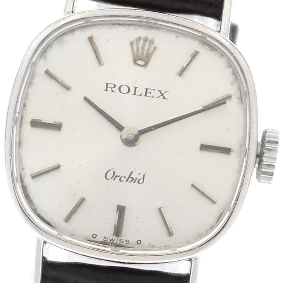 ROLEX（ロレックス） 訳あり ROLEX 2672 オーキッド K18WG Cal.1400 手