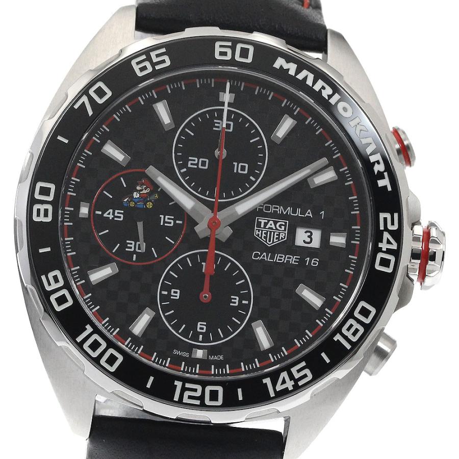 未使用 展示品 タグホイヤー TAG HEUER フォーミュラ1 マリオカート CAZ201E クロノグラフ デイト 自動巻き Formula 1 VLP 90178766 TAG HEUER（タグ・ホイヤー） TAG HEUER CAZ201E フォーミュラ1