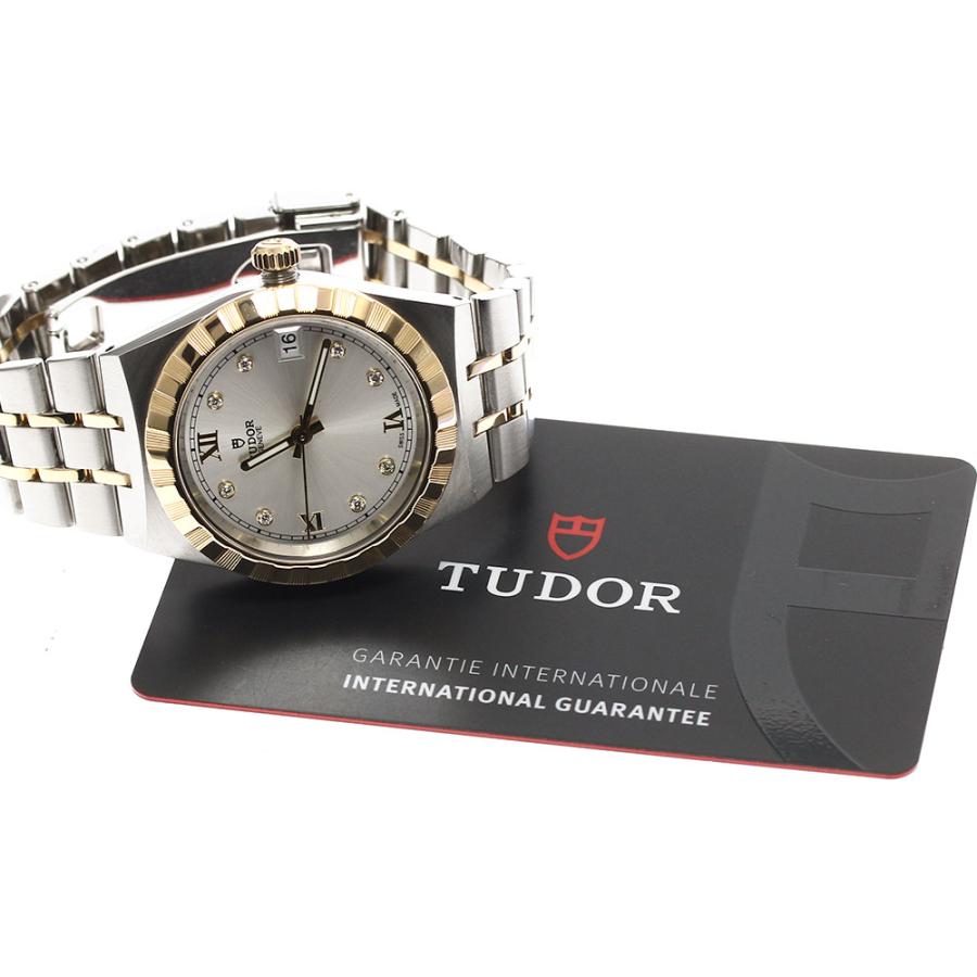 最終価格[美品]TUDORロイヤル41mm腕時計 自動巻き ダイヤモンド TUDOR（チューダー） チュードル TUDOR 28403 ロイヤル デイト 8P