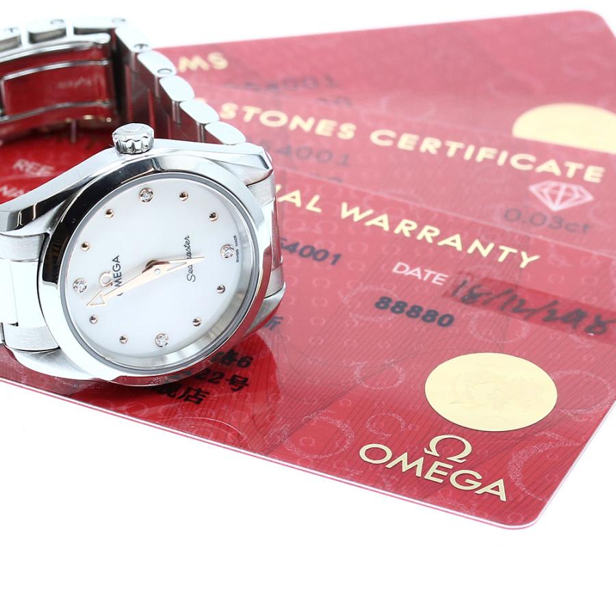 OMEGA オメガ 220.10.28.60.54.001 シーマスター アクアテラ 4Pダイヤ  