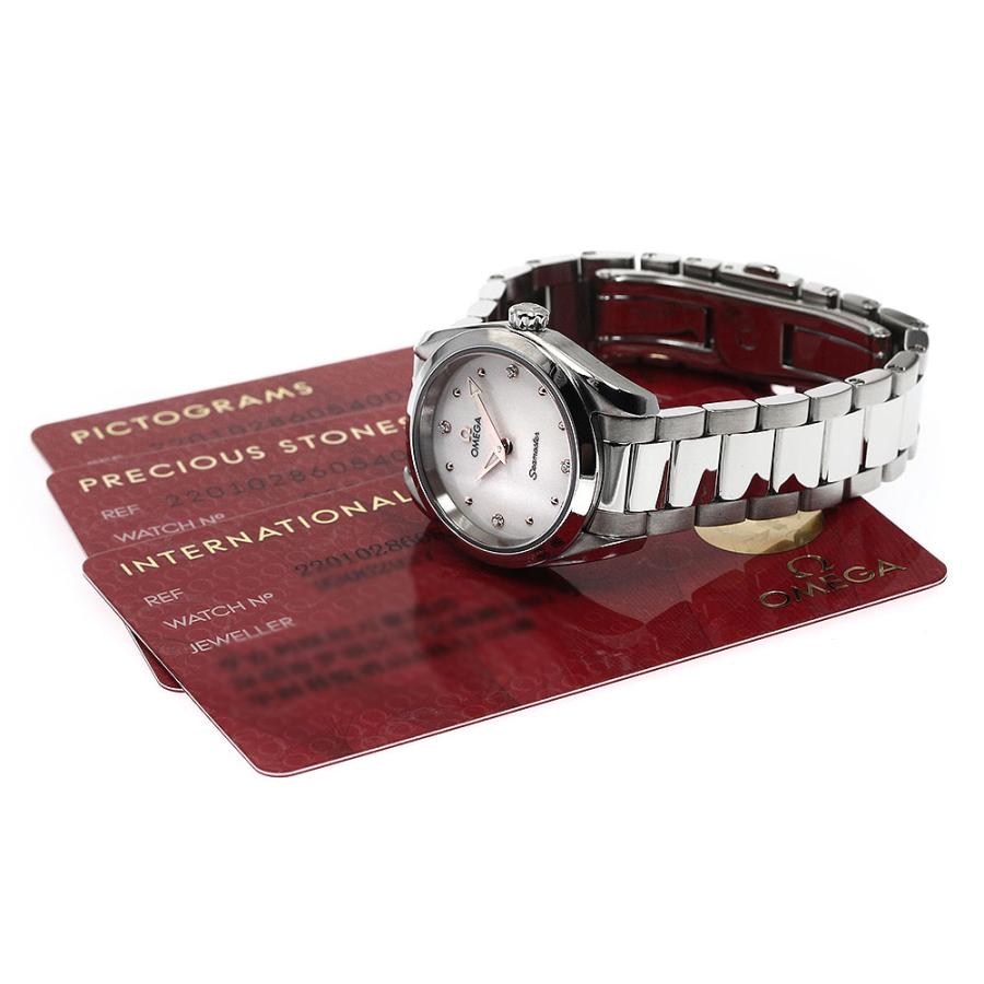 OMEGA オメガ 220.10.28.60.54.001 シーマスター アクアテラ 4Pダイヤ  