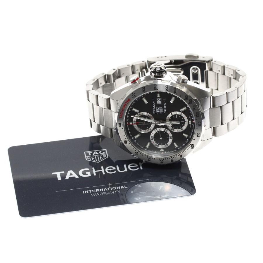 【期間限定値下げ】TAG HEUER タグ ホイヤー フォーミュラ1 メンズ腕時計 CAZ2010.BA0876 SS 自動巻 クロノグラフ ブラック 中古【送料無料】 TAG HEUER（タグ・ホイヤー） 訳あり TAG HEUER CAZ2010.BA0876