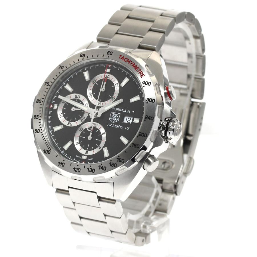 【期間限定値下げ】TAG HEUER タグ ホイヤー フォーミュラ1 メンズ腕時計 CAZ2010.BA0876 SS 自動巻 クロノグラフ ブラック 中古【送料無料】 TAG HEUER（タグ・ホイヤー） 訳あり TAG HEUER CAZ2010.BA0876