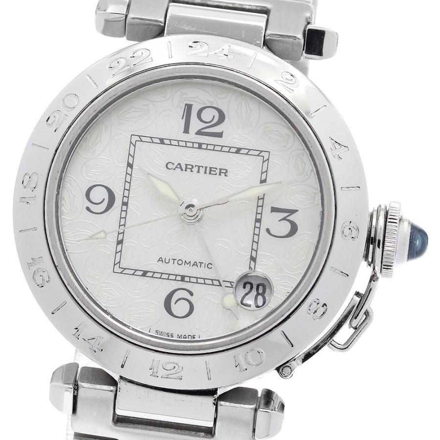 カルティエ CARTIER W3107199 パシャC メリディアン 2004年 クリスマス限定モデル デイト 自動巻き ボーイズ 保証書付き_890836 Cartier（カルティエ） CARTIER W3107199 パシャC メリディアン 2004年