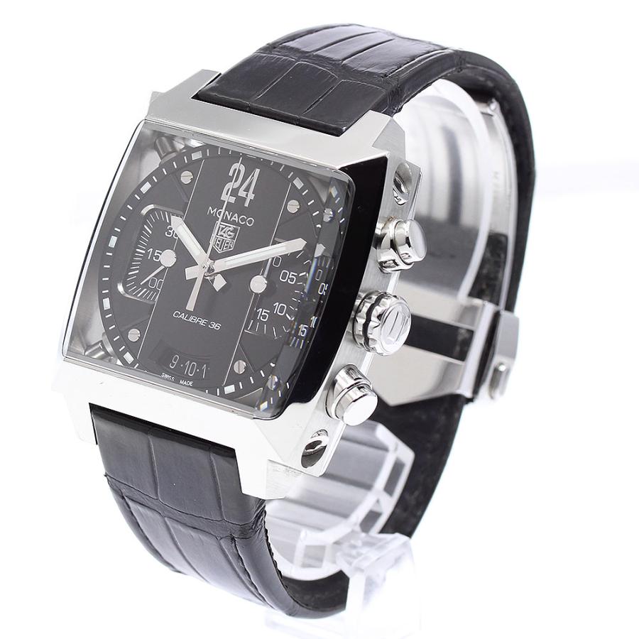 タグホイヤー TAG HEUER CAL5113 モナコ24 キャリバー36 デイト クロノグラフ 自動巻き メンズ 箱・保証書付き_890886 TAG HEUER（タグ・ホイヤー） TAG HEUER CAL5113 モナコ24 キャリバー