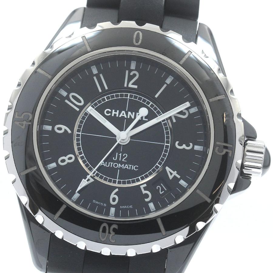 CHANEL シャネル H0684 J12 黒セラミック 38MM 自動巻き メンズ 