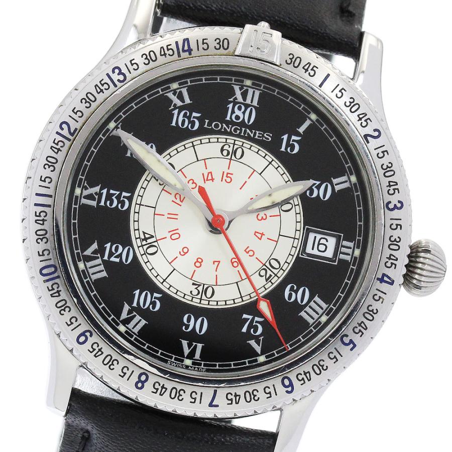 LONGINES L2.617.4 リンドバーグ デイト 自動巻き時計 LONGINES ロンジン L2.617.4 リンドバーグ デイト 自動巻き