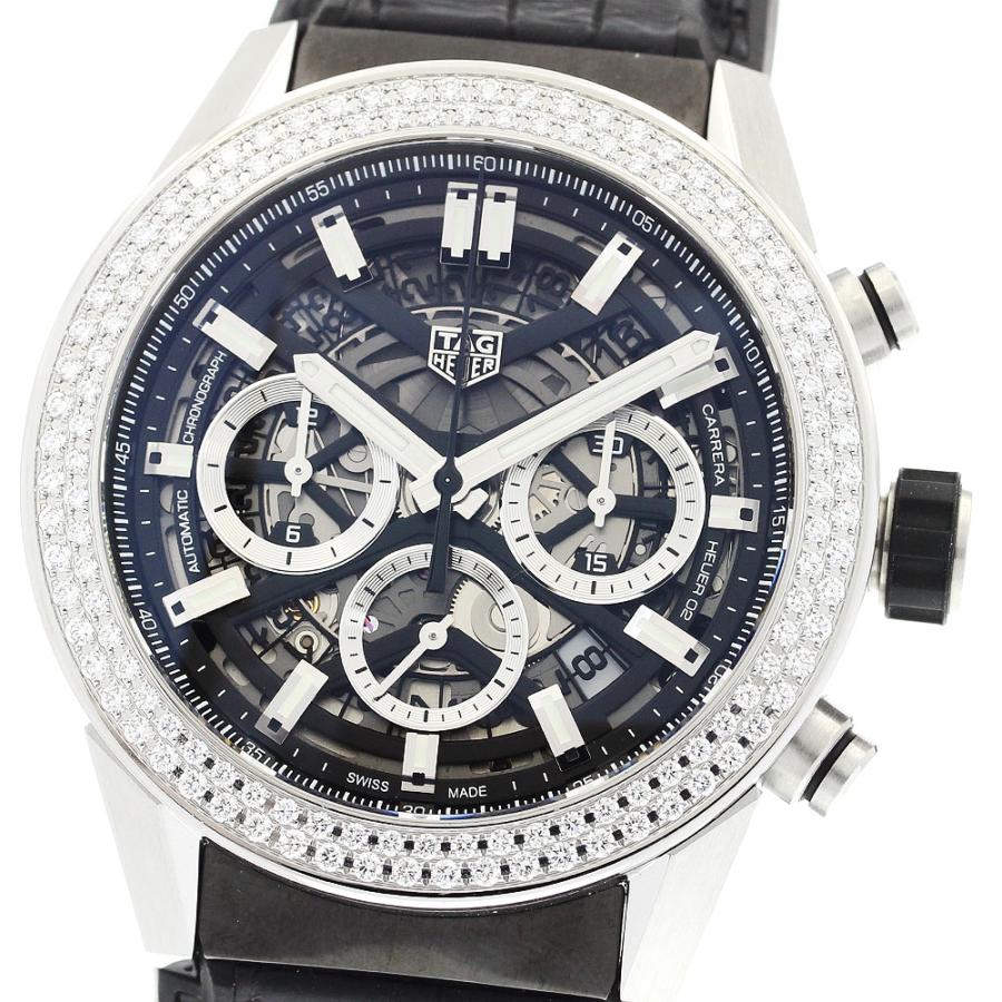 タグホイヤー TAG HEUER CBG2A12 カレラ キャリバーホイヤー02 ダイヤベゼル 日本限定50本 自動巻き メンズ 美品 保証書付き_961771 TAG HEUER（タグ・ホイヤー） TAG HEUER CBG2A12 カレラ キャリバー